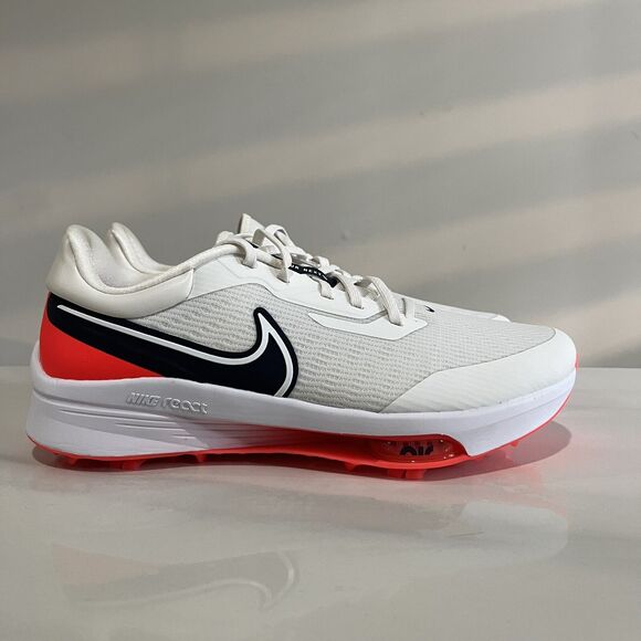 Nike Air Zoom Infinity Tour Golf Shoes White Crimson New DC5221-041 Men Sz 11.5
